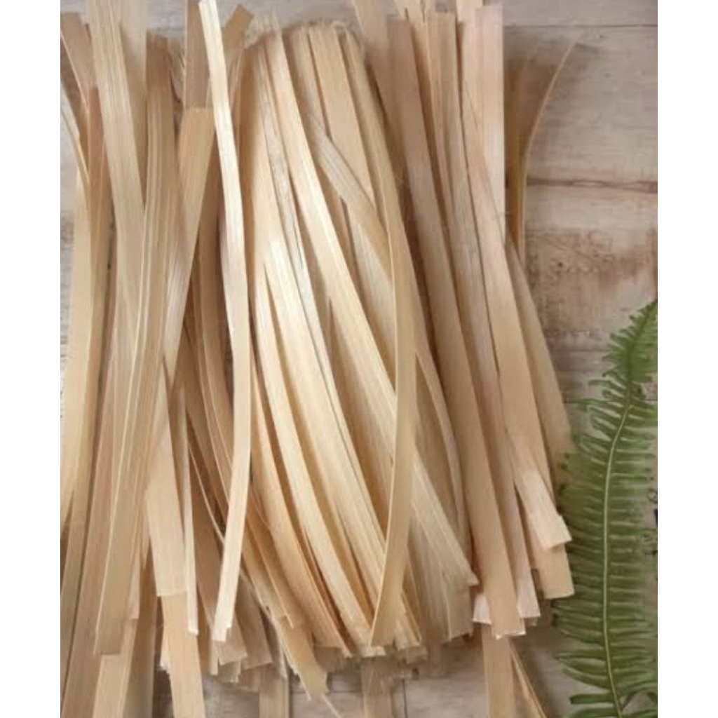 

iratan bambu bahan anyaman panjang 50 cm 1 pack isi 100 pcs