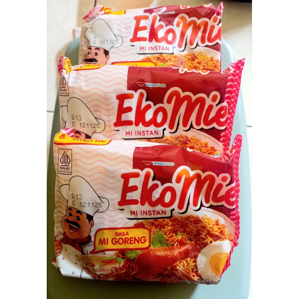 

Mie Eko Mie Instant Rasa Mie Goreng 1 Paket Isi 5 Bungkus