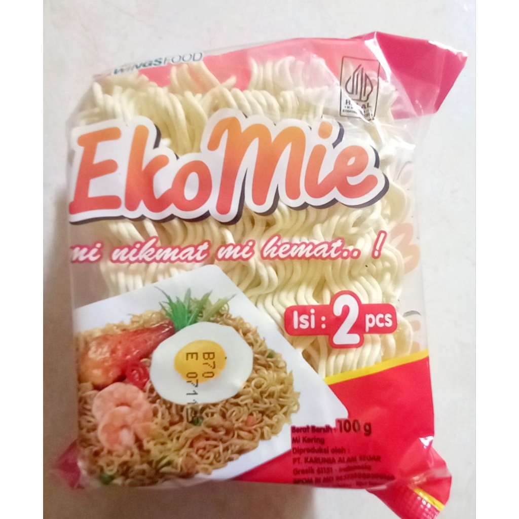

Mie Eko Kemasan Renteng 1 Dus Isi 12 Renteng