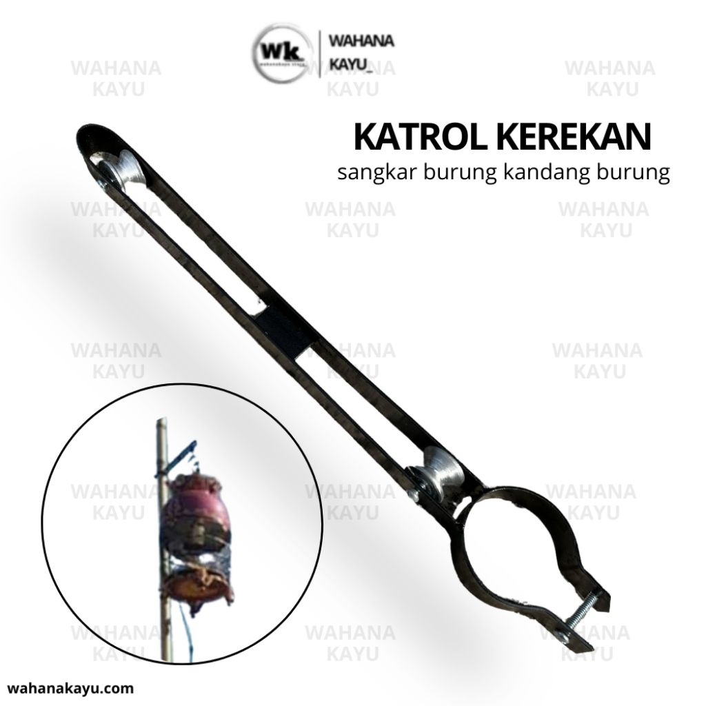 Katrol Kerekan Besi Sangkar, Kandang Burung perkutut