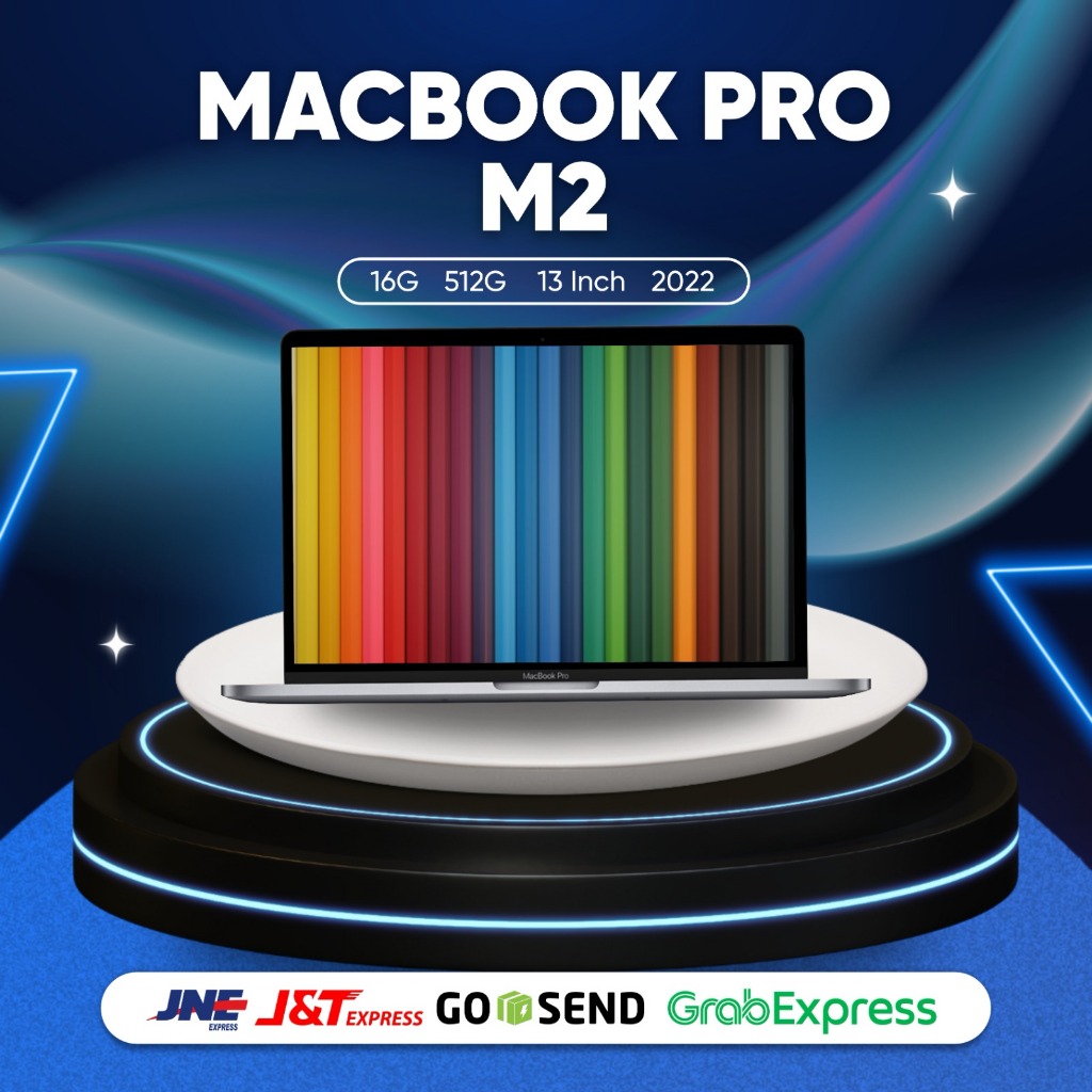 Macbook PRO 2022 M2 16GB 512GB 13Inch Second Original A2338