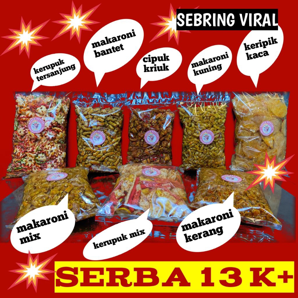 

seblak sebring makaroni cikruh daun jeruk kriuk viral
