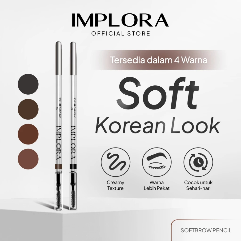 Implora Pensil Alis Soft Brow | Implora Soft Brow Pencil