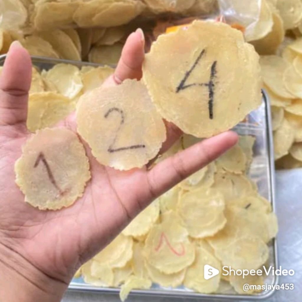 

produk iii Emping melinjo asli no campuran tipis kering murah khualitas terjamin kemasan 1kg original khas Pandeglang Banten