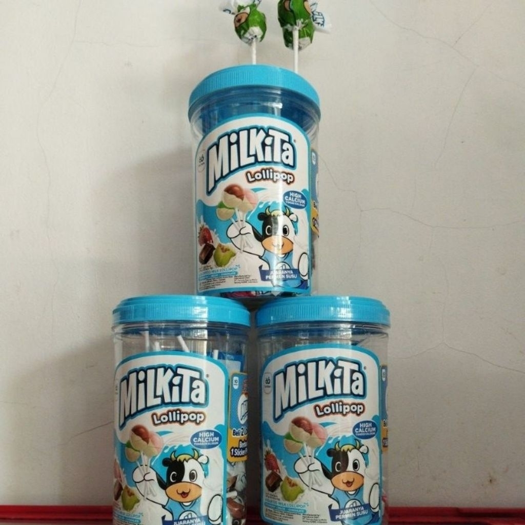 

SS - 1 Toples Permen Milkita isi 30 / Lolipop Milkita / Milkita Bites / Milkita Susu