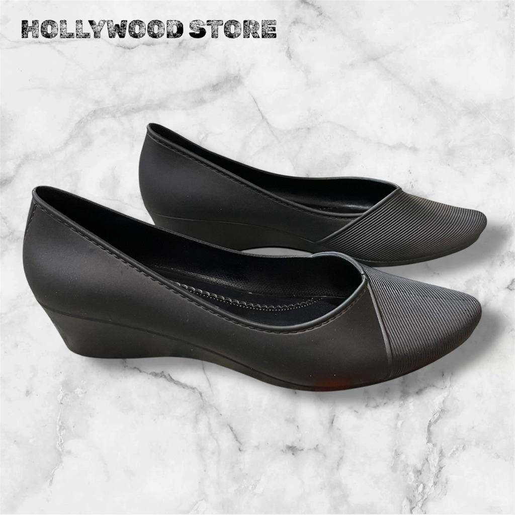 Sepatu karet wanita|Sepatu karet wanita cocok untuk kerja|Sepatu Karet heels wanita hak 3 cm