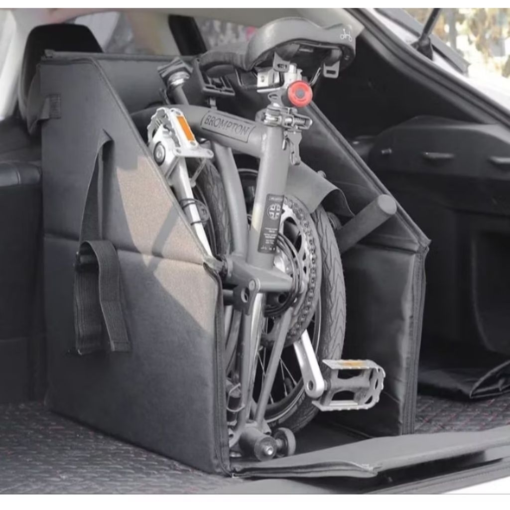 cover tas sepeda lipat brompton tas storage penyimpanan sepeda brompton tebal