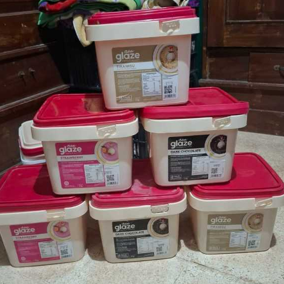 Tempat Penyimpanan ember bekas glaze 5 kg