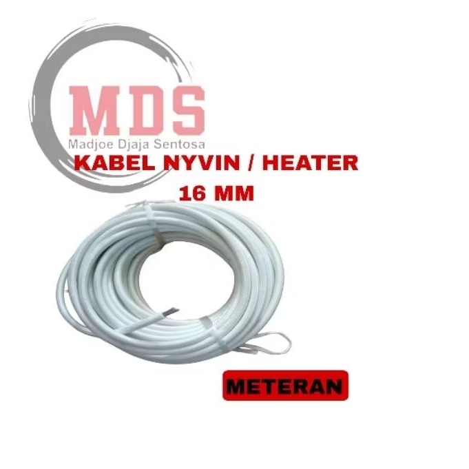 kabel nyvin 16mm / kabel tahan panas 16mm / kabel nyvin 16mm / kabel heater 16mm / meteran