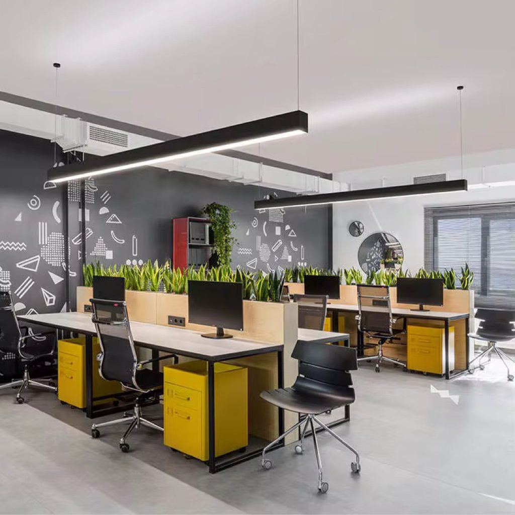 QH Lampu Balok Led 36W Lampu Gantung Led 36W Lampu Tl Led 36W Lampu Office Hanging Lamp 36 Watt