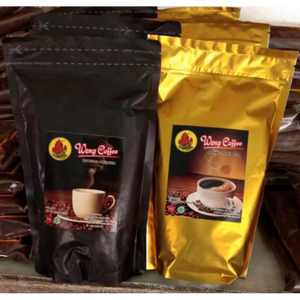 

Kopi Bubuk Weng Coffee Premium Robusta Arabica 500g