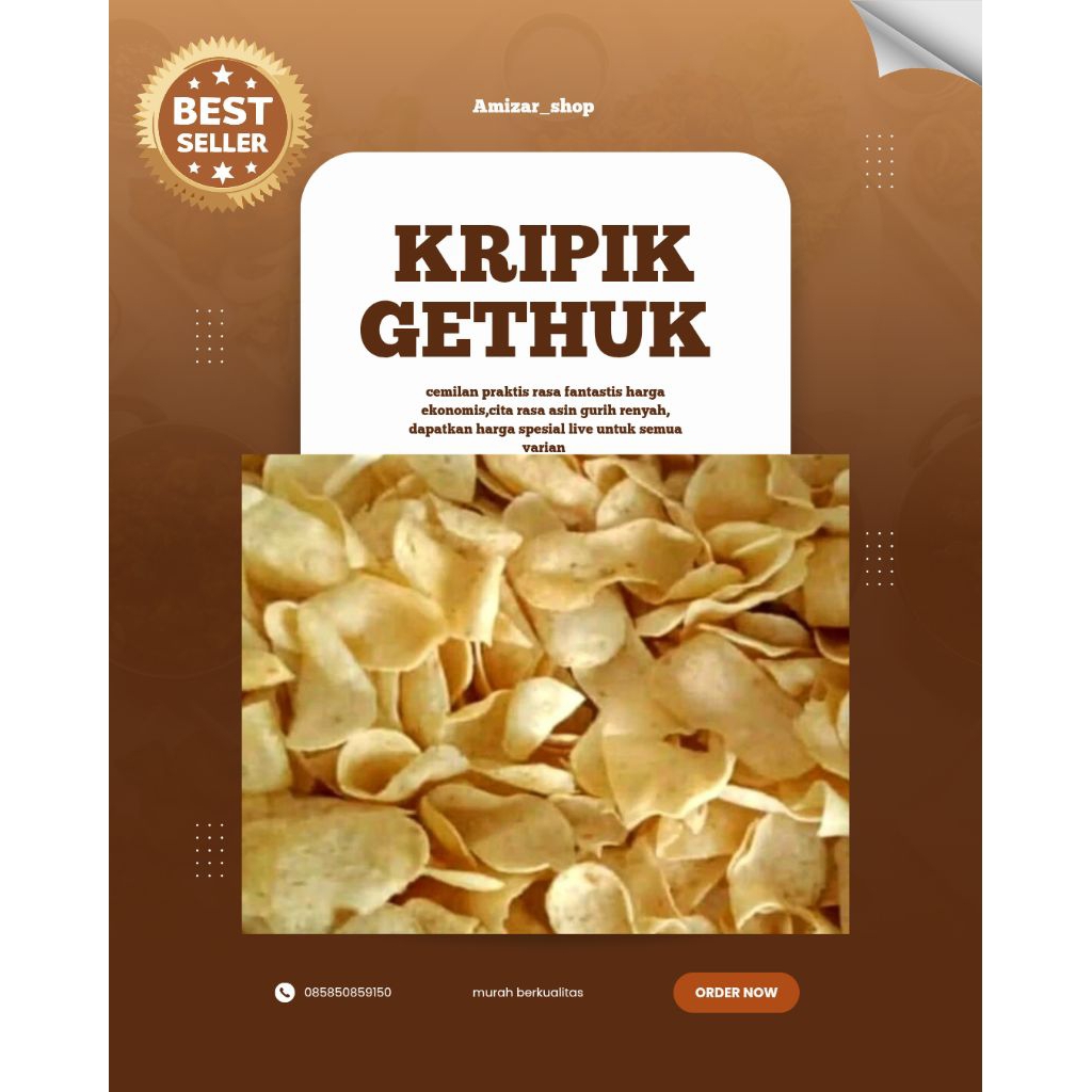 

kripik gethuk singkong cemilan Snack kiloan