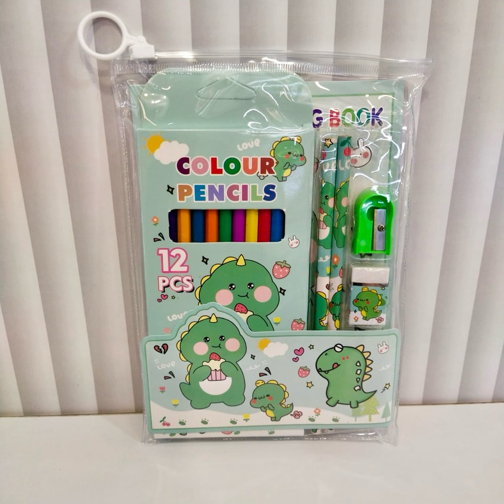

PAKET SET ALAT TULIS KODE 9925 5in1 KUROMI CINNAMOROLL//SET STASIONERY