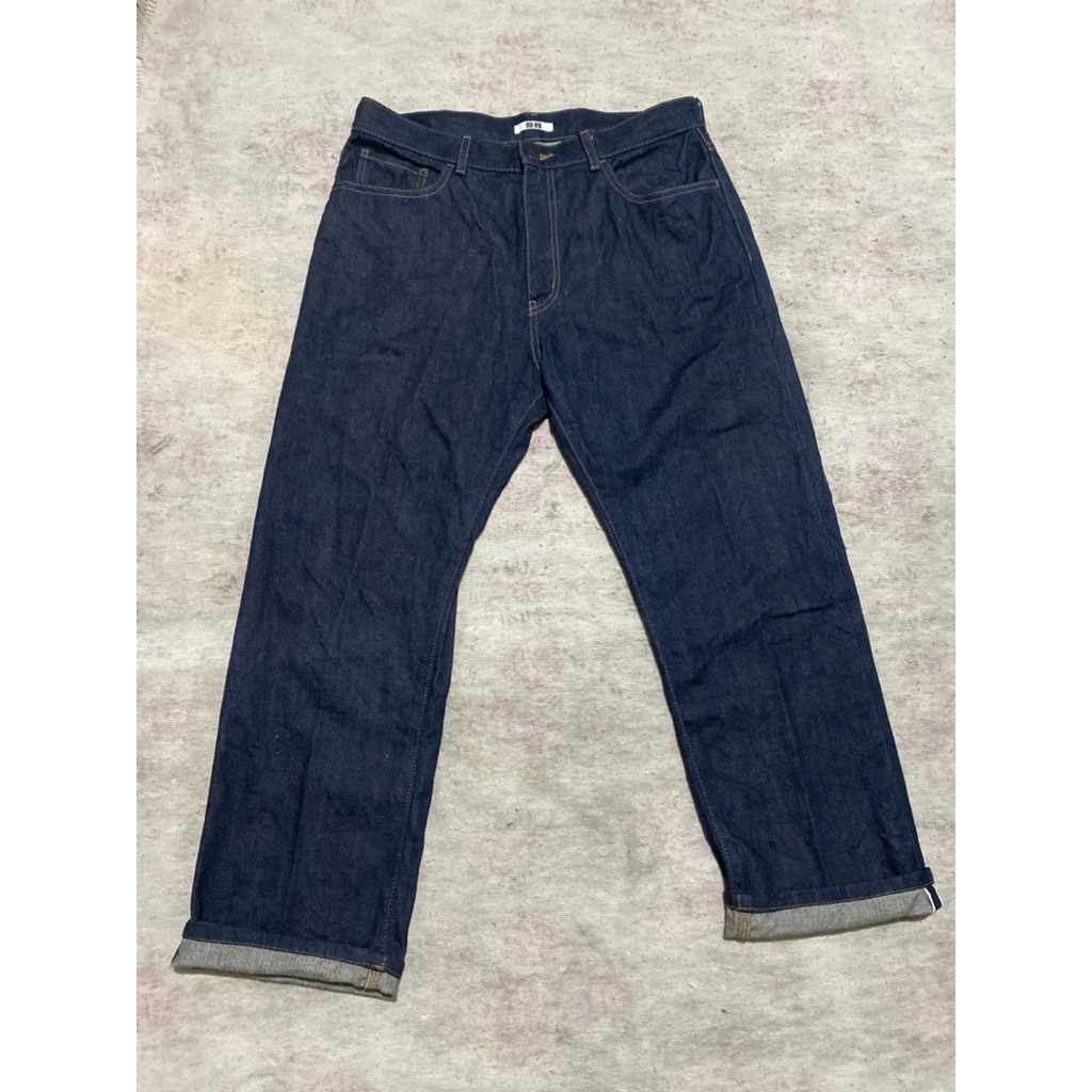 uniqlo selvedge denim second sz 33