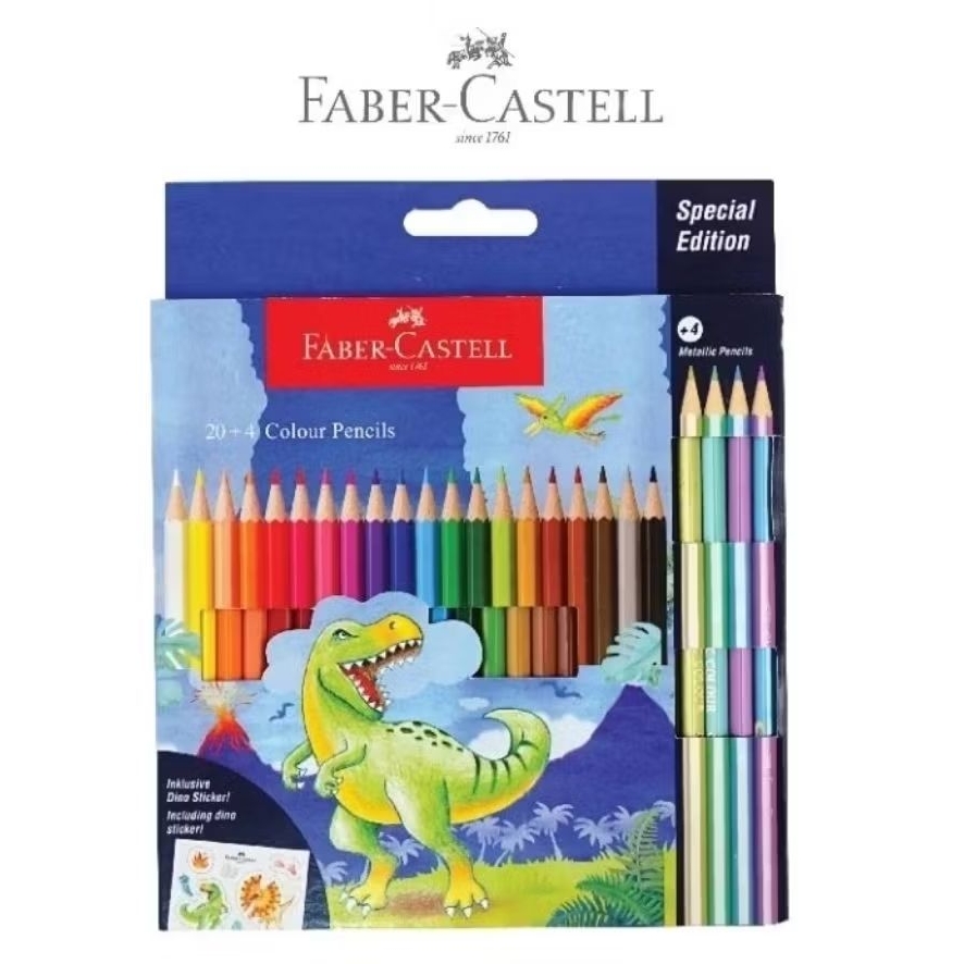 

Faber-Castell Pensil Warna Dino Seri