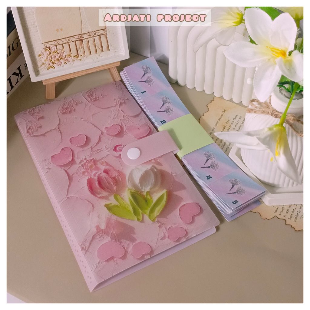 

Paket Tantangan Menabung Metode nomer Urut Photo Album + 120 sticker (tempel sendiri) Saving Challenge