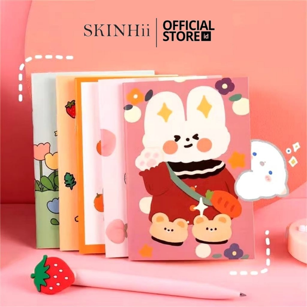 

SKINHii - Notebook Mini Anak Buku Tulis Alat Tulis Sekolah / Buku Mini Lucu / Notebook Karakter Buku Tulis Kartun Lucu , note book mini segi buku tulis memo kecil lucu
