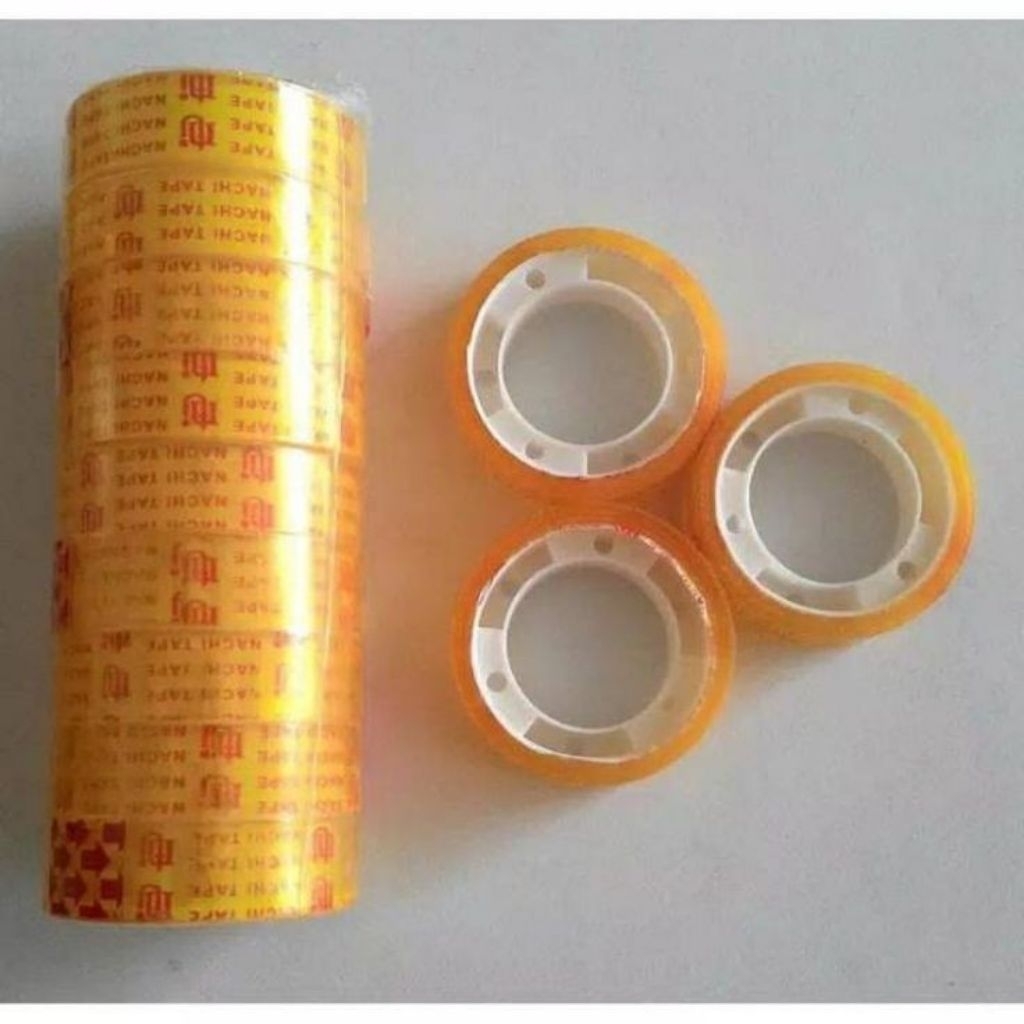 

Lakban Bening 1 Slop Isi 12 Roll BERRY TAPE 48mm x 90yard Solasi Bening untuk Packing