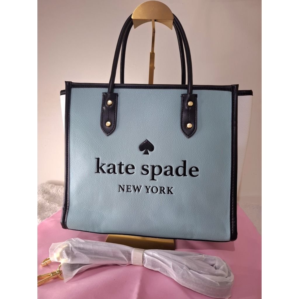 Tote KS Ella Grade Mirror 1:1 Full Kulit Asli Zipper YKK