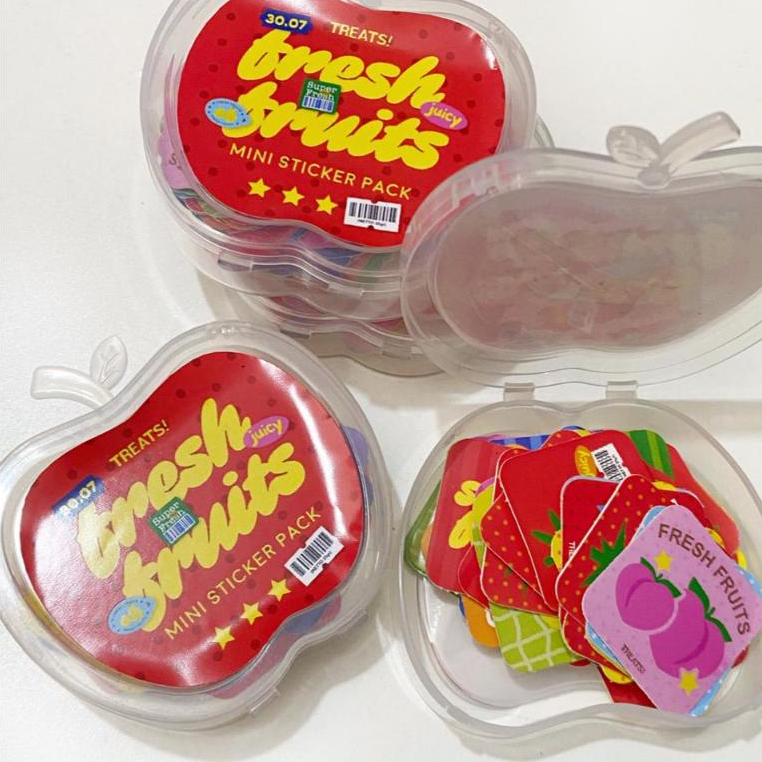 

QTPIESTUDIO x TRINKET TREATS | APPLE STICKER PACK JUNK JOURNALING