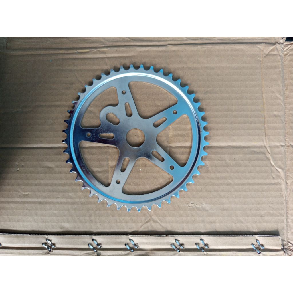 Crank Sepeda Bmx 44T Bintang Chrome