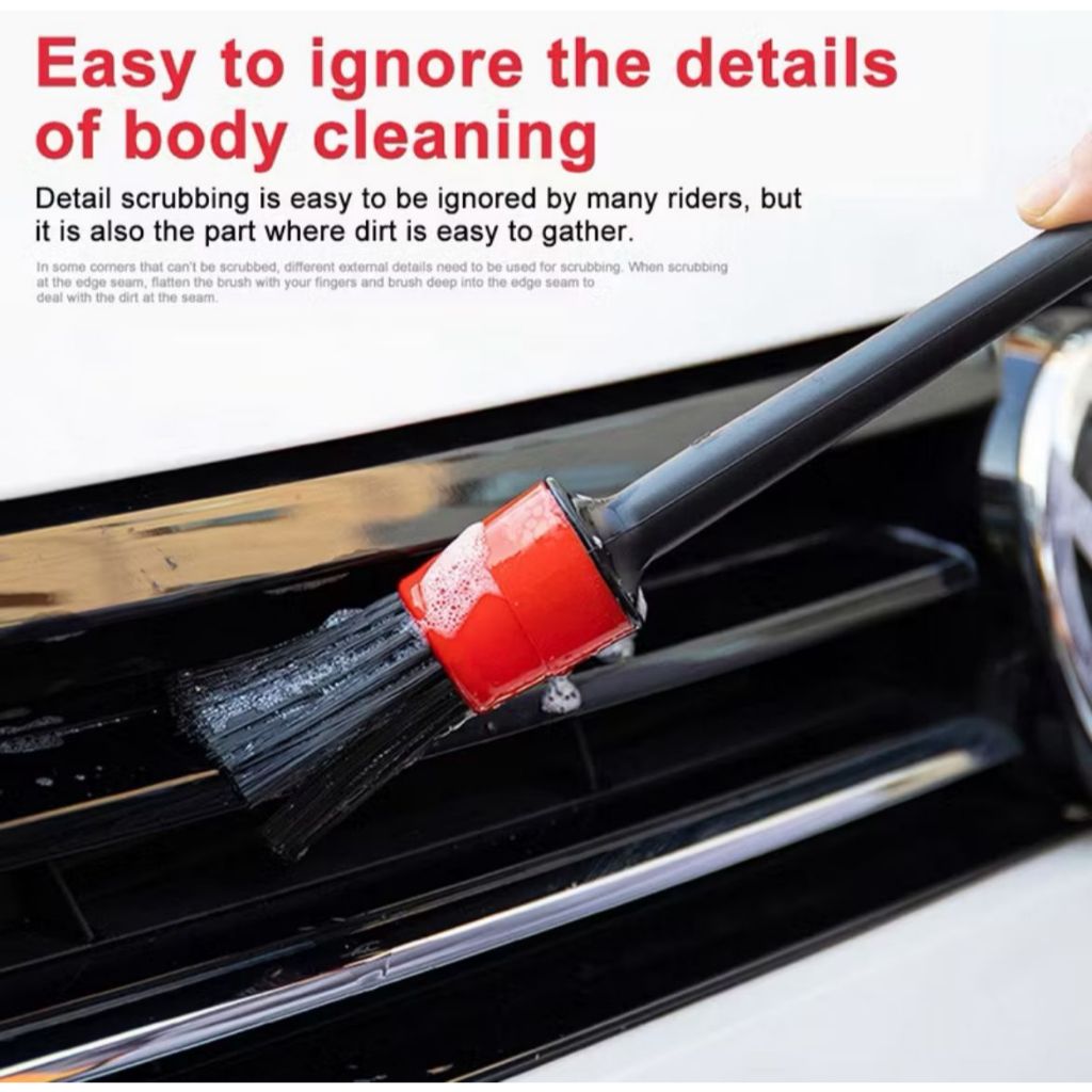 ( GROSIR ) Kuas Detailing PREMIUM Mobil / Motor Lengkap Pembersih Mesin Interior Exterior Halus Anti