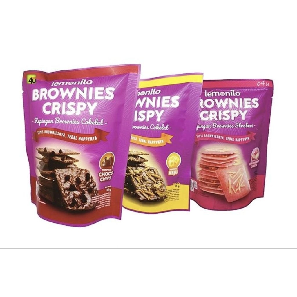 

Lemonilo Brownies Snack Crispy Chocochip Gluten Free 35gr