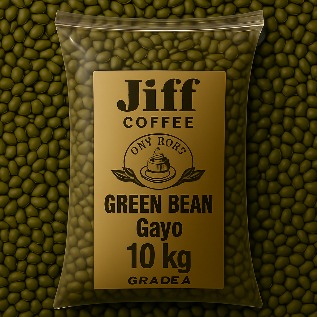 

Jiff COFFEE Green Bean Gayo - - Premium Grade A (10kg)