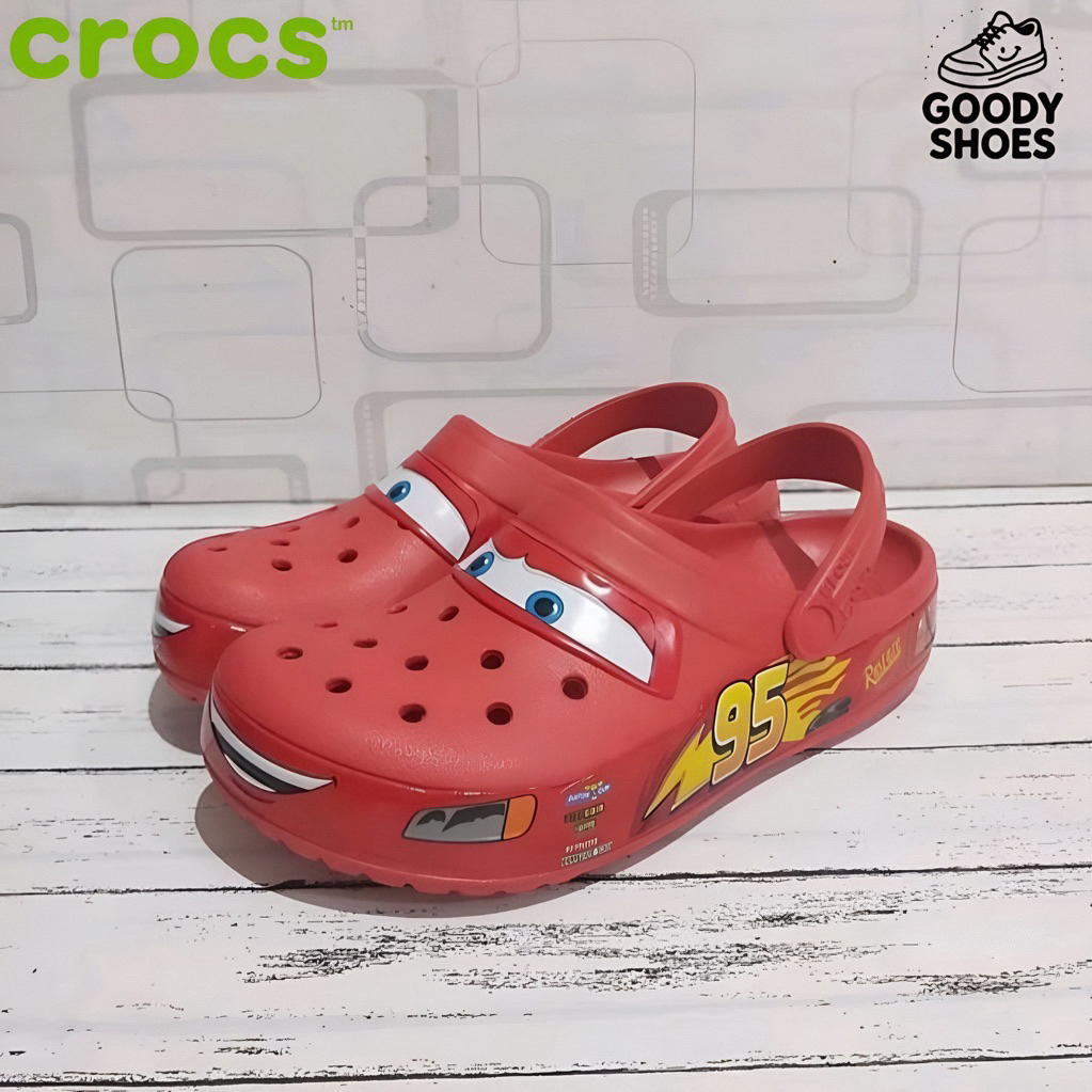 SANDAL CROCS MCQUEEN - CROCS MCQUEEN - SANDAL CROCS ANAK/DEWASA