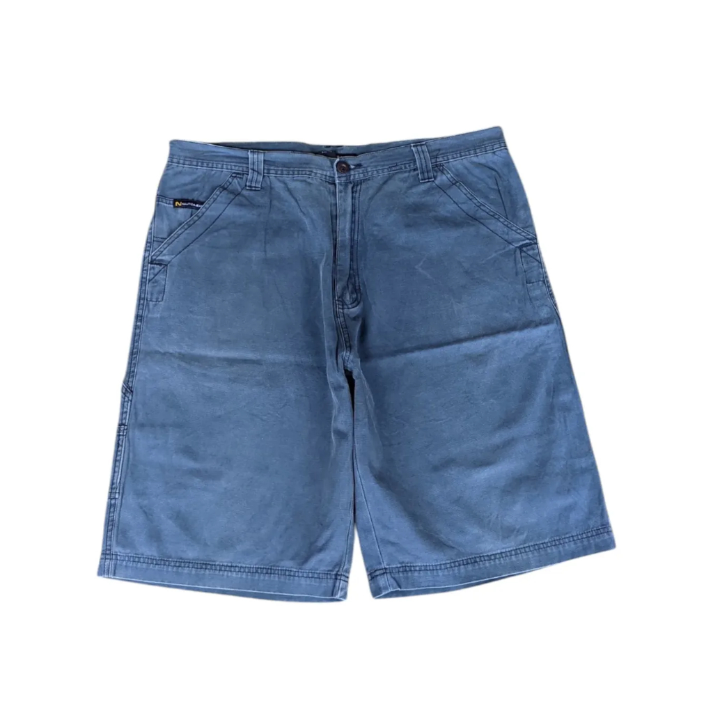 NAUTICA - Celana Pendek Pria Celana Pendek Carpenter Pria Biru Size 42