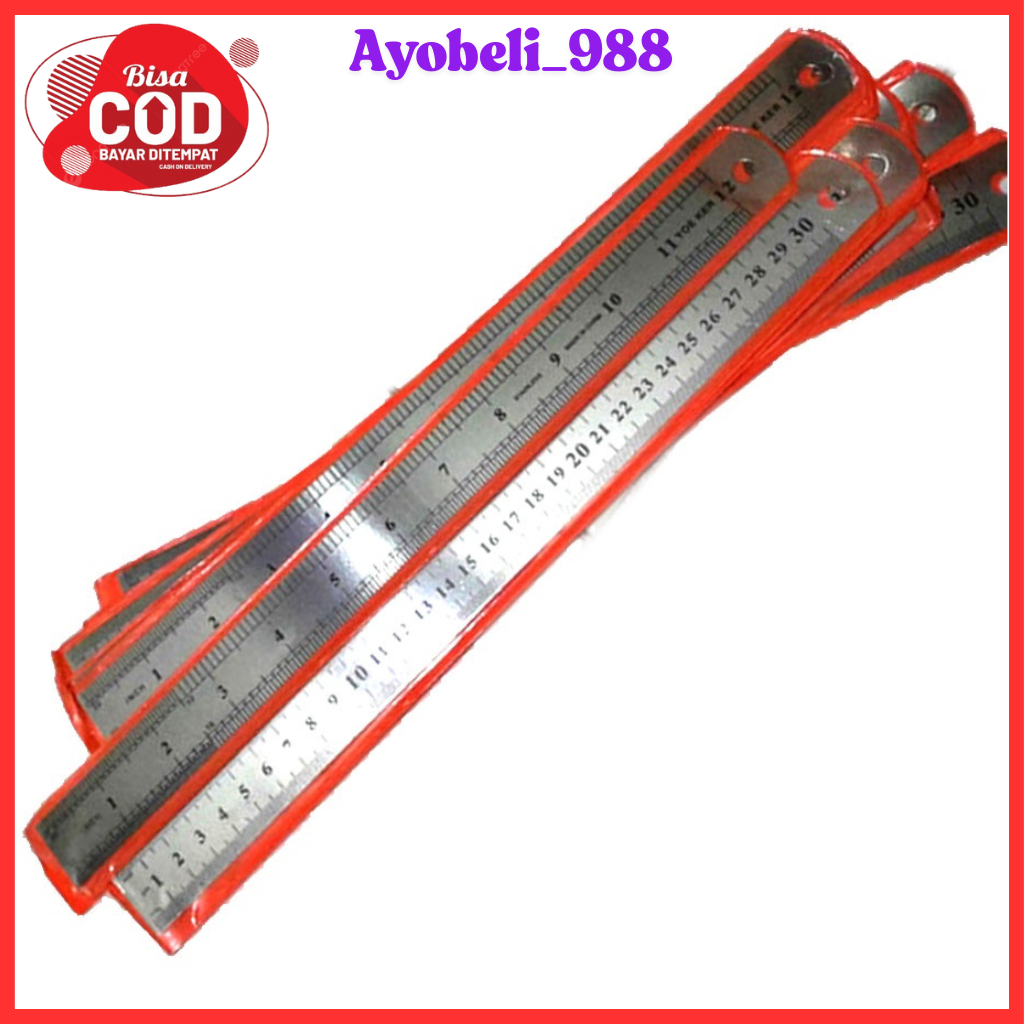 

【AYOBELI988】PENGARIS BESI STAILESS 30CM