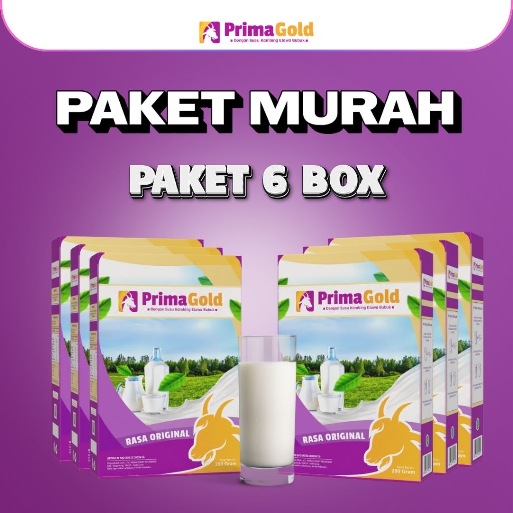 

SUSU ETAWA PRIMAGOLD PAKET 6 BOX | ORIGINAL
