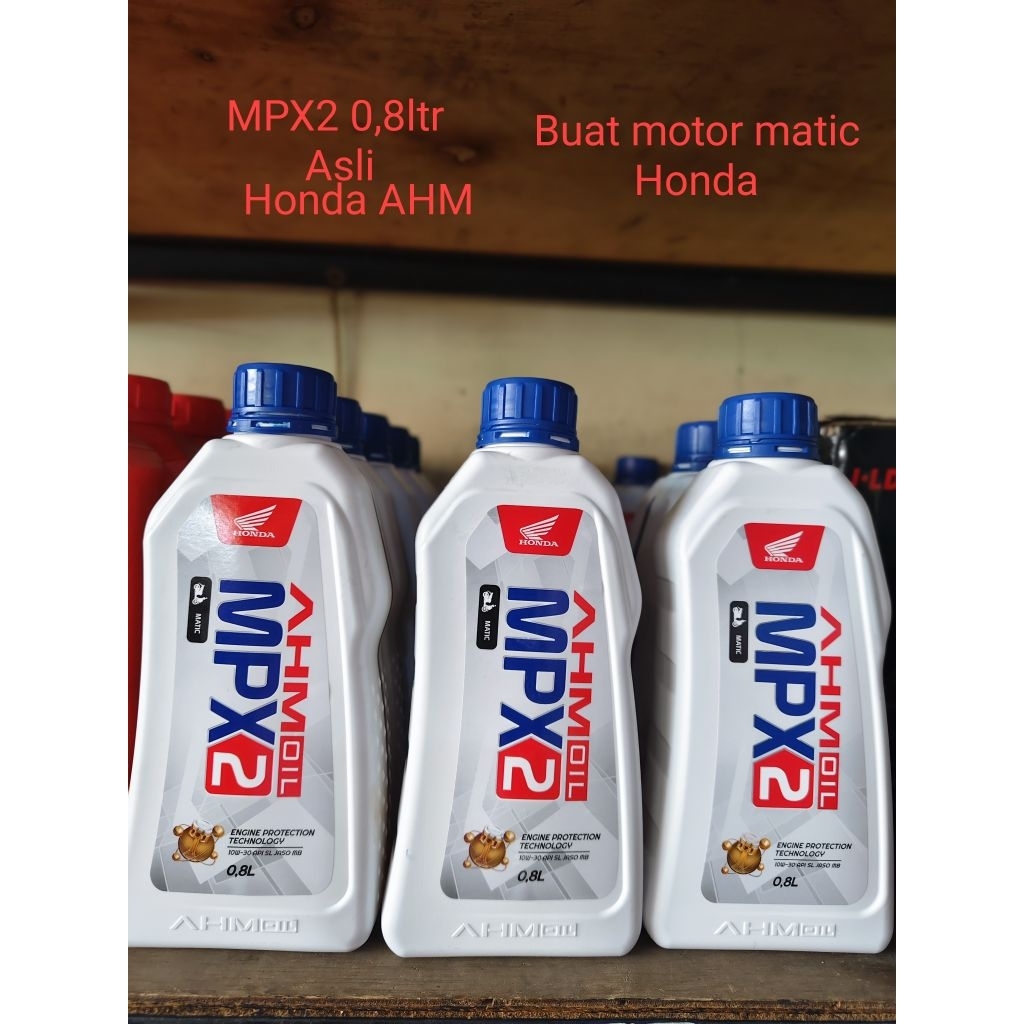 Oli MPX2 0,8 liter ,Mpx2 0,65Asli 100%Honda
