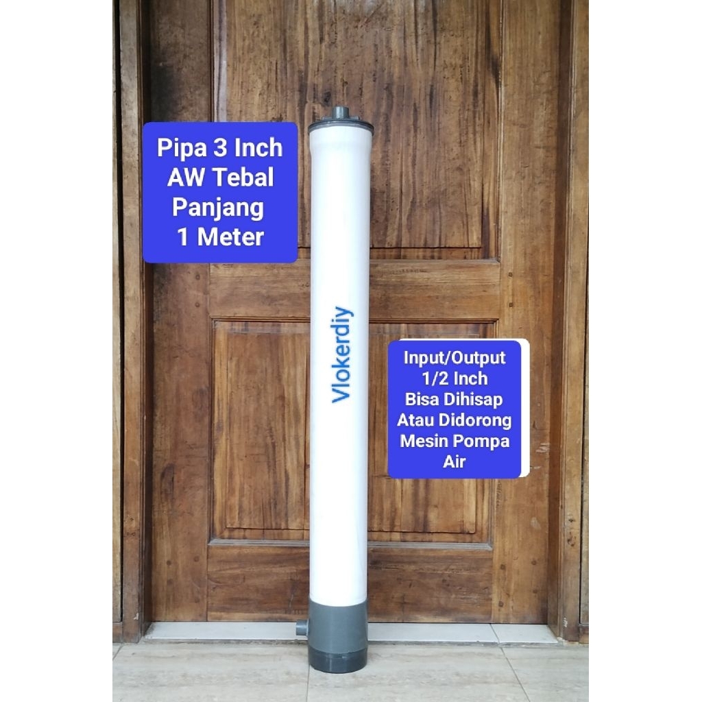 Filter Air Sumur Bor Bau Besi Berminyak PDAM Keruh Bisa Didorong Pompa Air 3 Inch