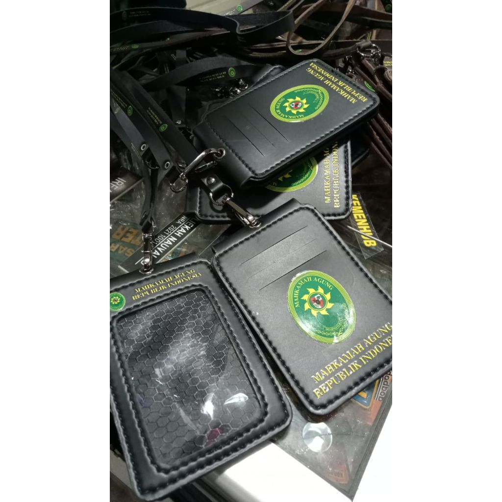 

name tag id card dompet kartu name tag kementrian agama kemenag