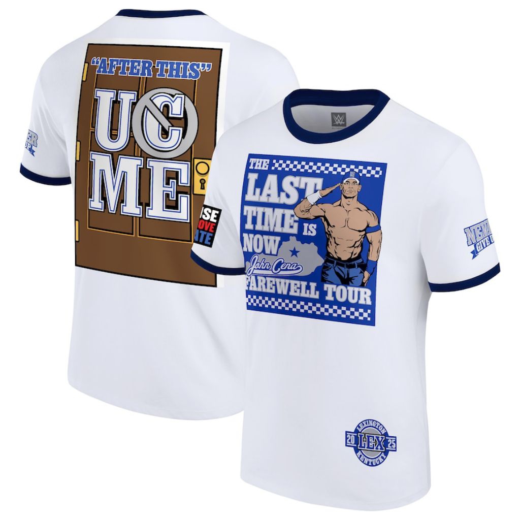 KAOS TSHIRT WWE JOHN CENA FAREWELL TOUR LEXINGTON