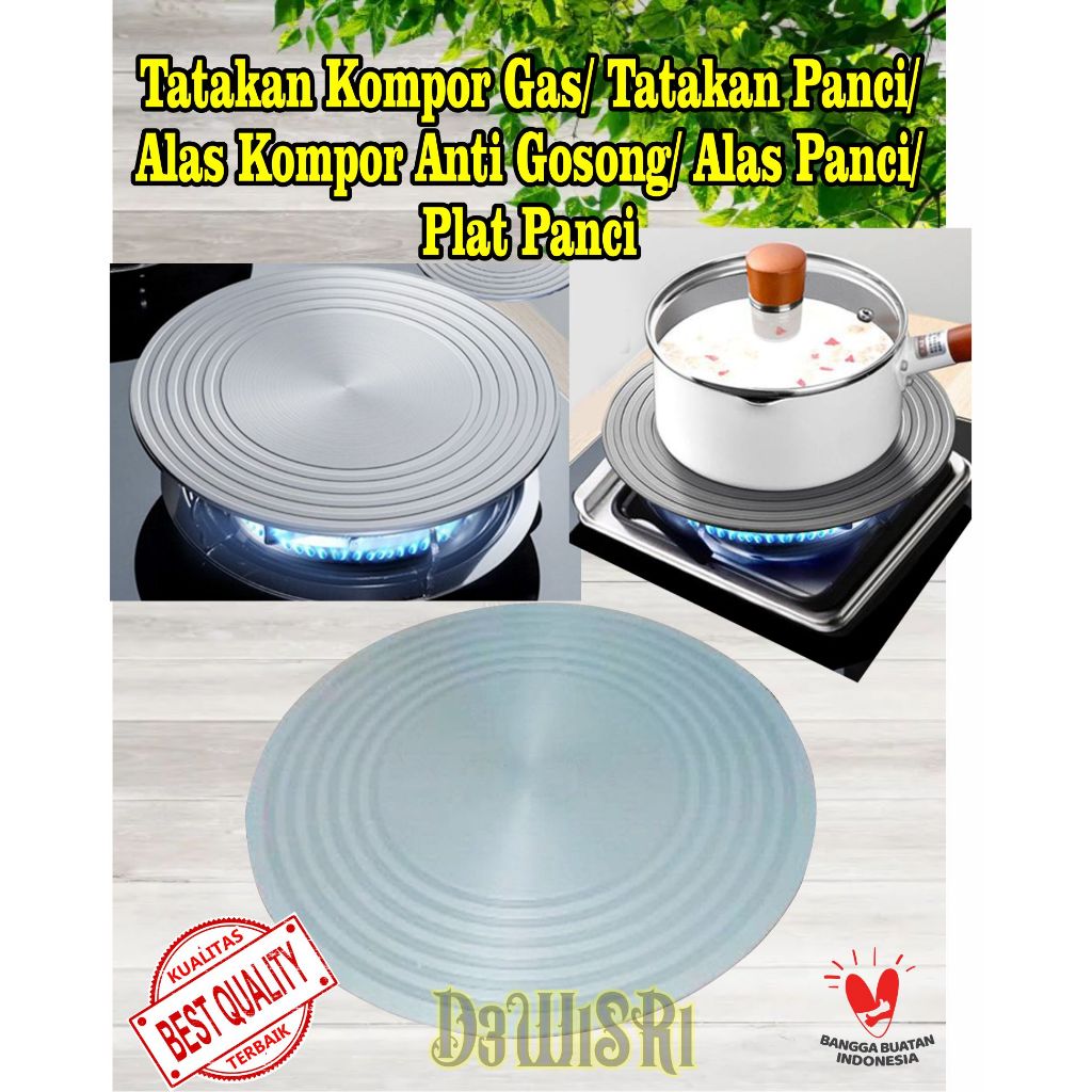 Tatakan Kompor Gas/ Tatakan Panci/  Alas Kompor Anti Gosong/ Alas Panci/ Plat Panci