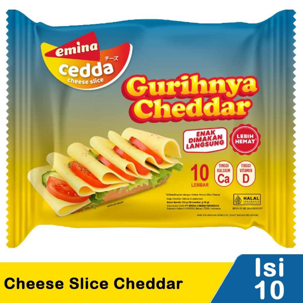 

Emina Cheese Slice Ceddar 10'S