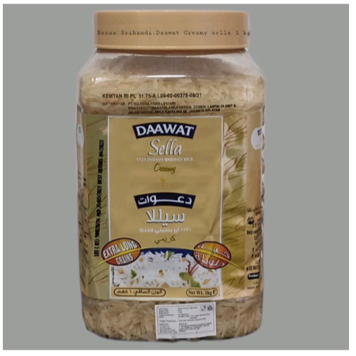

Beras Basmati Daawat 1 kg - kemasan Toples