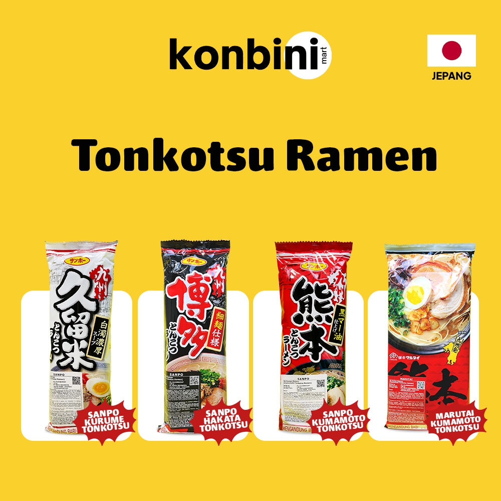 

KONBINI JEPANG - Tonkotsu Ramen All Varian (Non-Halal)