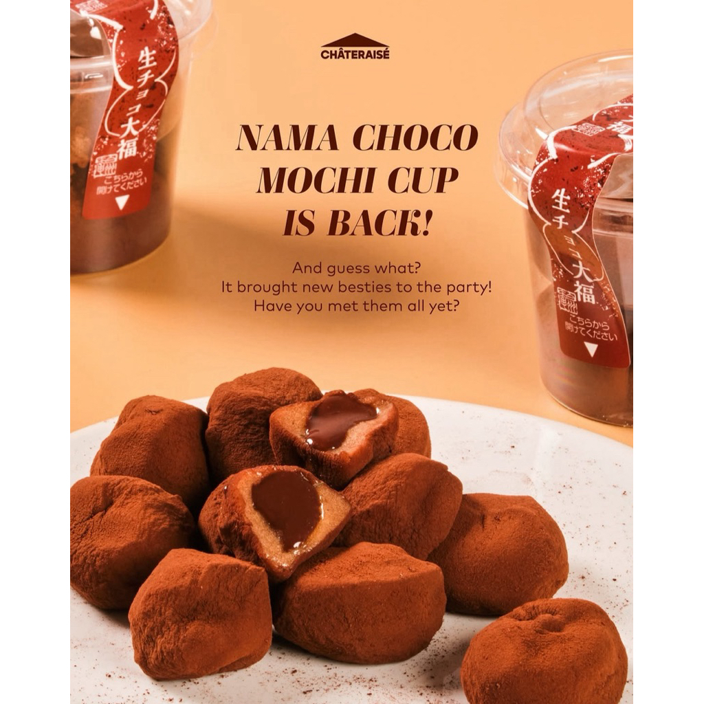 

Jastip Chateraise NAMA chocolate mochi cup