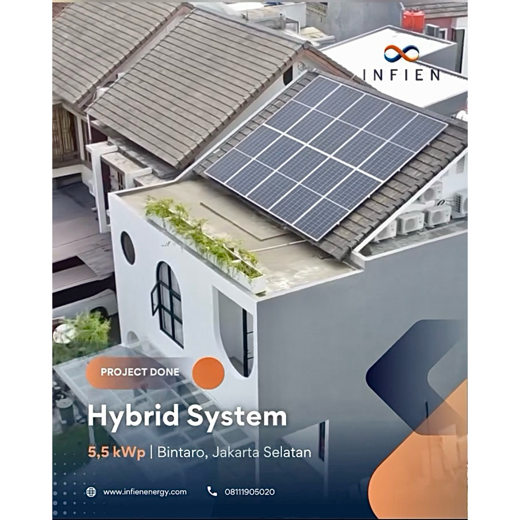 PLTS SOLAR PANEL PV SURYA HYBRID