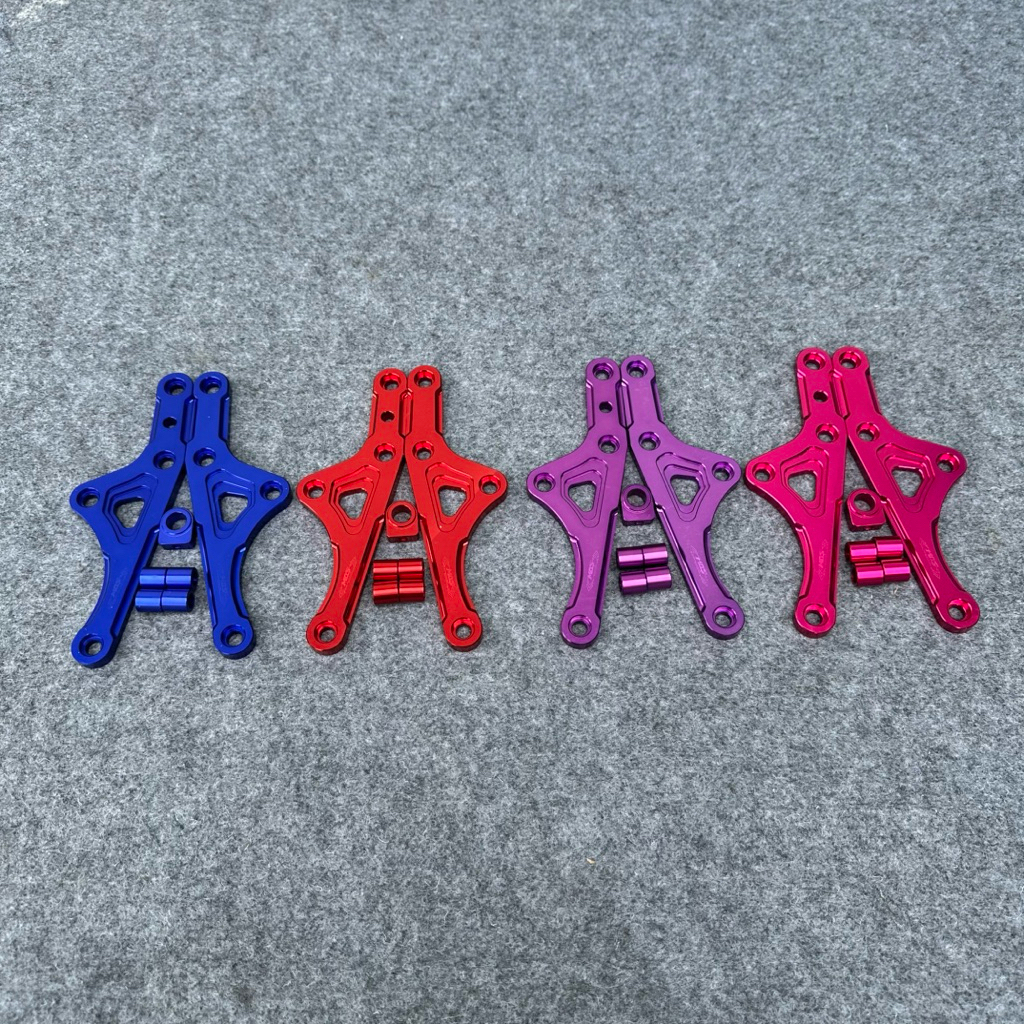 PANGKON MESIN / BREKET DUDUKAN MESIN TIGER MOS CNC ANODIZE WARNA LENGKAP