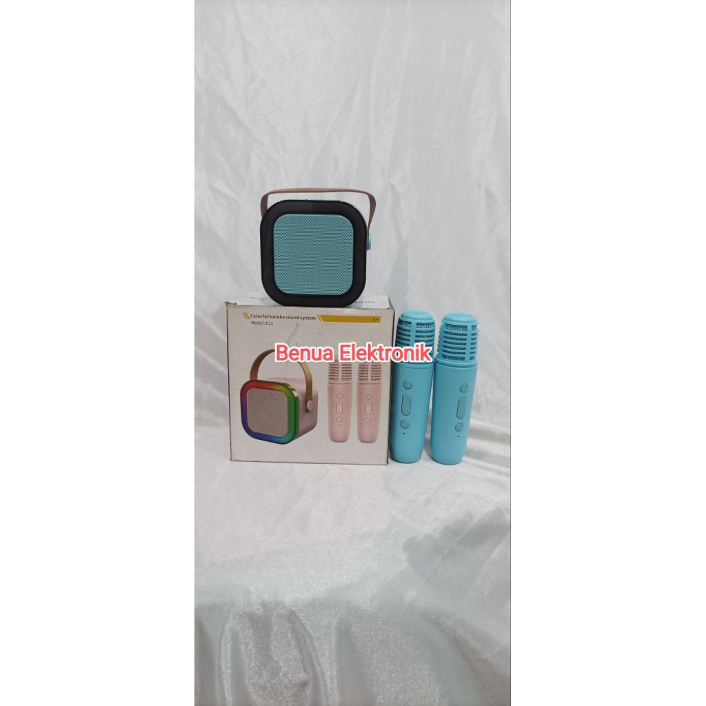 Speaker Karaoke Model K12 Speaker Bluetooth Karaoke 5V