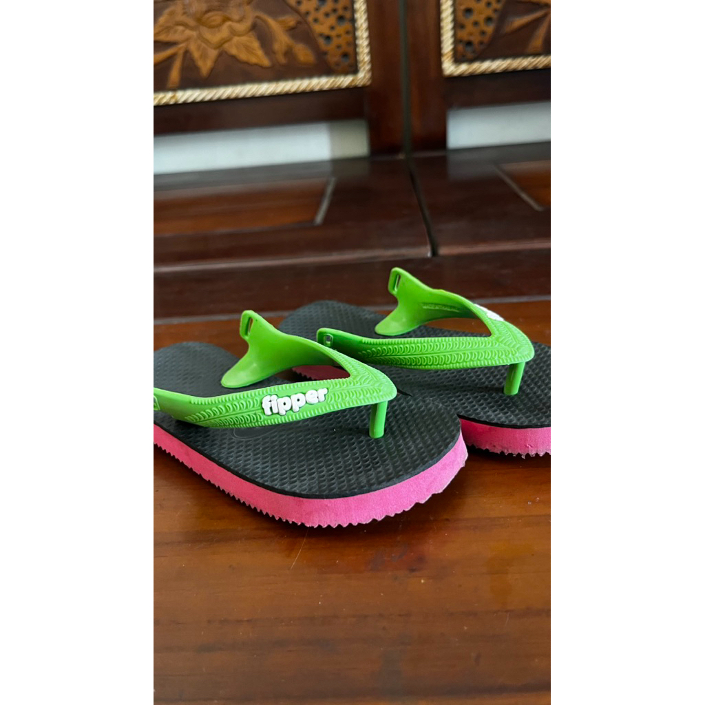 sandal fipper(asli) anak preloved