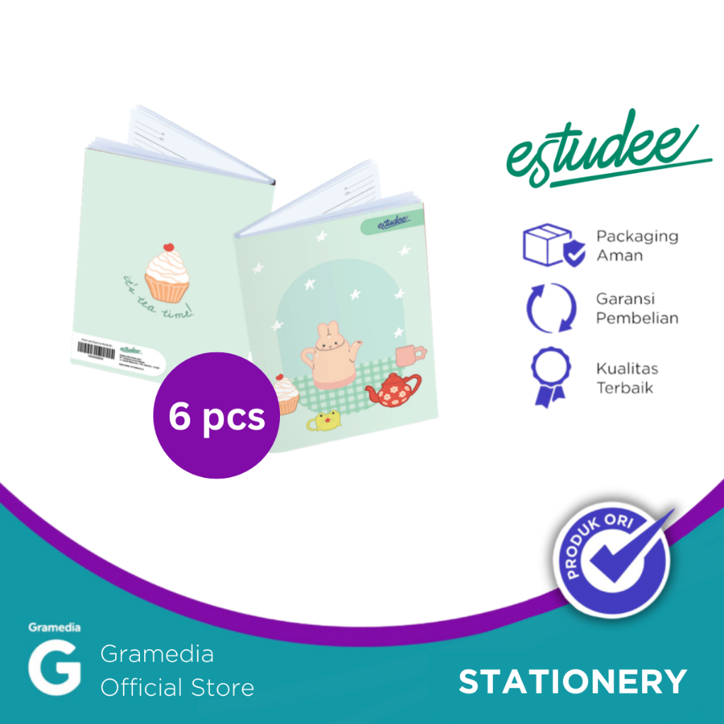 

Gramedia Lippo Mall Puri - ESTUDEE K B5 FANCY CUTE ISI 6