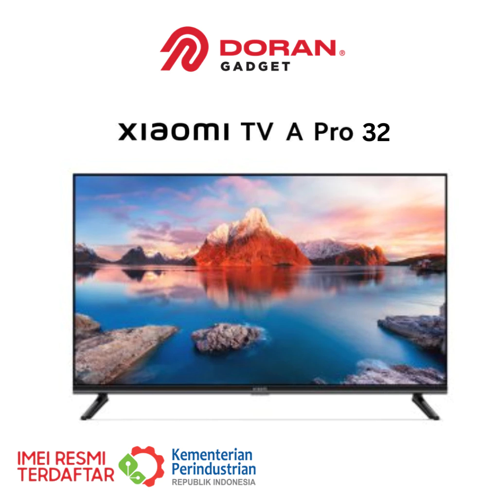 Xiaomi TV A Pro Series 32" | Xiaomi Mi TV A2 32" 32 in inci inch Android TV Dolby Audio - Garansi 1 