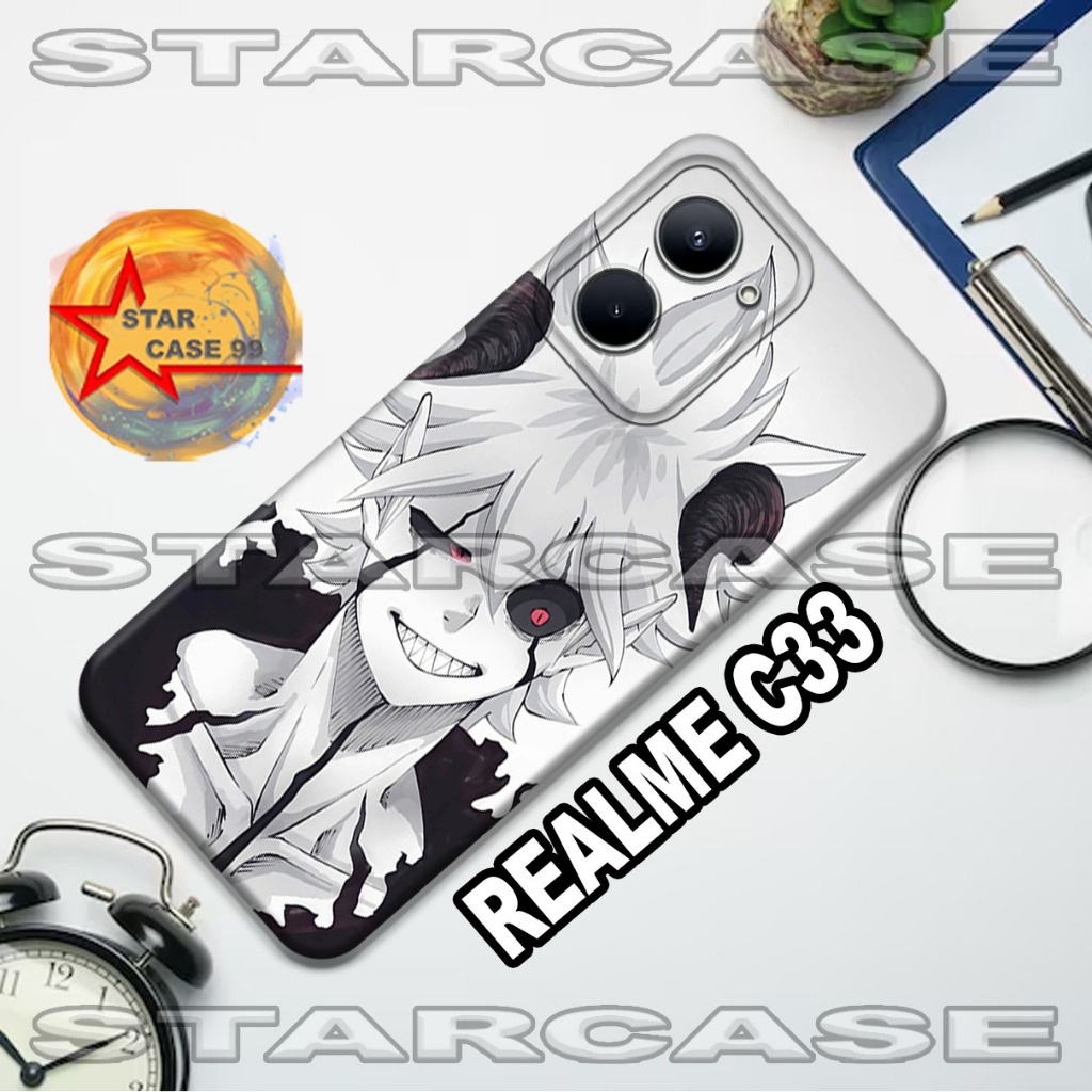Softcase realme c33 /S29/Motif anime/case realme c33/casing/silicon/silikon