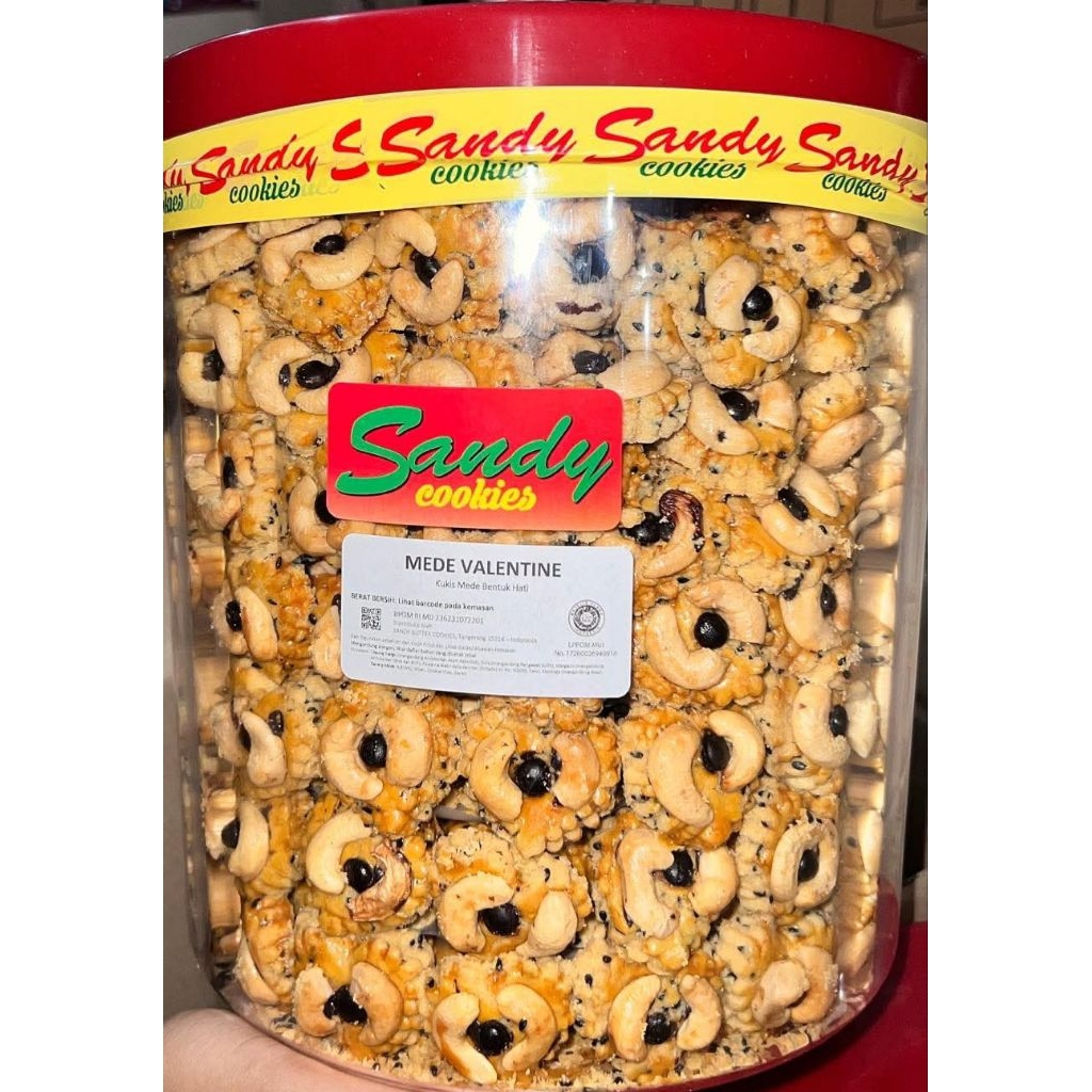 

Sandy cookies mede valentine 500gram
