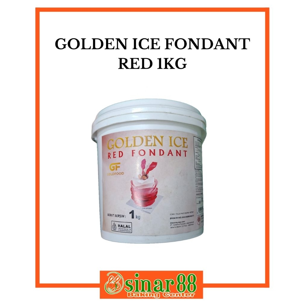 

Golden Ice Red Fondant Bersih 1 kg